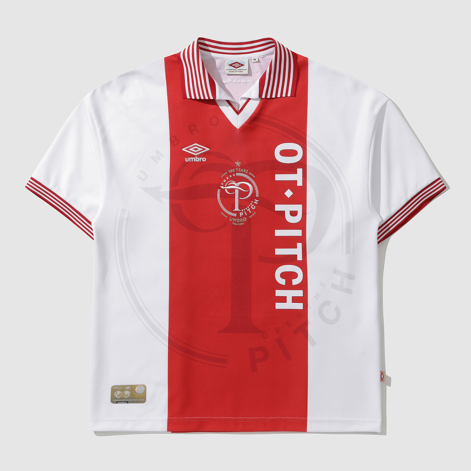 OVER THE PITCH X UMBRO 100TH ANNIVERSARY HOMAGE FOOTBALL JERSEY
