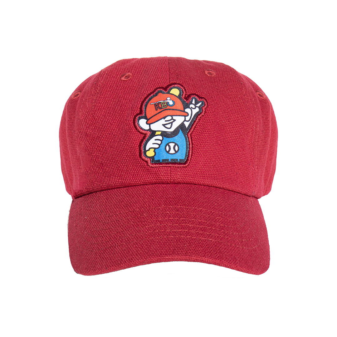 P X KBO THE 40TH anniv. CHARACTER LOGO CAP (RED)